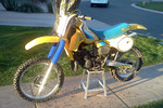 1982 SUZUKI RM250Z MOTORCYCLE - Side Profile - 263387