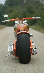 2003 REDNECK ROCKET LOWLIFE CUSTOM MOTORCYCLE - Rear 3/4 - 39913