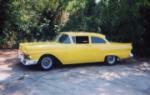 1957 FORD 300 CUSTOM 2 DOOR SEDAN - Side Profile - 43952