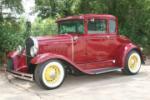 1930 FORD MODEL A CUSTOM COUPE - Front 3/4 - 61173