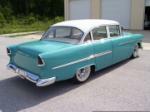 1955 CHEVROLET BEL AIR CUSTOM 4 DOOR HARDTOP - Rear 3/4 - 61939