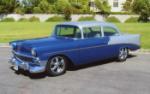 1956 CHEVROLET 150 CUSTOM 2 DOOR SEDAN - Front 3/4 - 66121