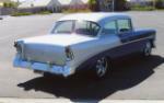 1956 CHEVROLET 150 CUSTOM 2 DOOR SEDAN - Rear 3/4 - 66121