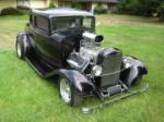 1932 FORD 5 WINDOW 2 DOOR CUSTOM COUPE - Front 3/4 - 70686