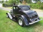 1932 FORD 5 WINDOW 2 DOOR CUSTOM COUPE - Rear 3/4 - 70686