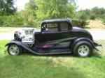 1932 FORD 5 WINDOW 2 DOOR CUSTOM COUPE - Side Profile - 70686