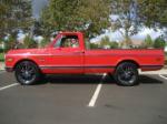 1969 CHEVROLET C-10 CUSTOM PICKUP - Side Profile - 70955