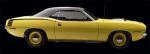 1970 PLYMOUTH HEMI CUDA 2 DOOR HARDTOP - Side Profile - 71778