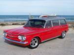 1962 CHEVROLET CORVAIR CUSTOM STATION WAGON - Front 3/4 - 75120