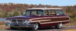 1964 FORD COUNTRY SQUIRE CUSTOM STATION WAGON - Front 3/4 - 81813