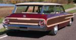 1964 FORD COUNTRY SQUIRE CUSTOM STATION WAGON - Rear 3/4 - 81813