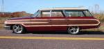 1964 FORD COUNTRY SQUIRE CUSTOM STATION WAGON - Side Profile - 81813