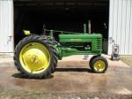 1948 JOHN DEERE B ROLL-A-MATIC TRACTOR - Side Profile - 93476