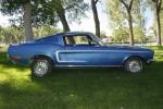 1968 FORD MUSTANG GT 2 DOOR FASTBACK - Side Profile - 93494