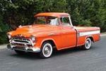 1957 CHEVROLET CAMEO PICKUP - Front 3/4 - 96733