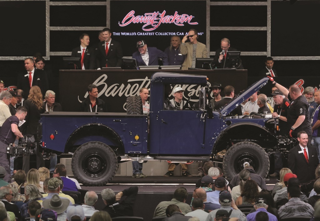 This 1962 Dodge Power Wagon (Lot #496) sold for a record-setting $187,000 at the 2016 Scottsdale Auction.