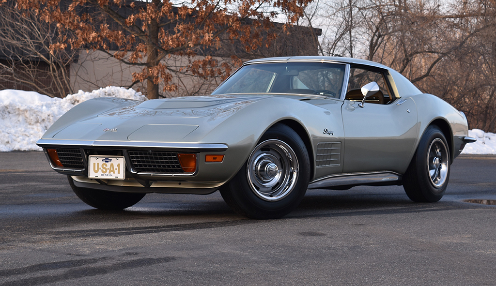 This rare Pewter Silver 1972 Chevrolet Corvette ZR1 (Lot #672.1) is one ...