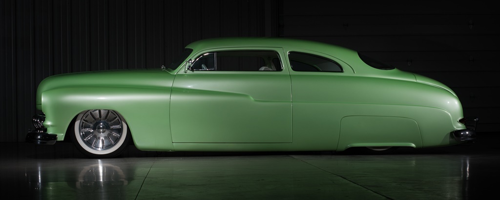 This 1950 Mercury is known as "Wasabi" for its distinctive paint color.