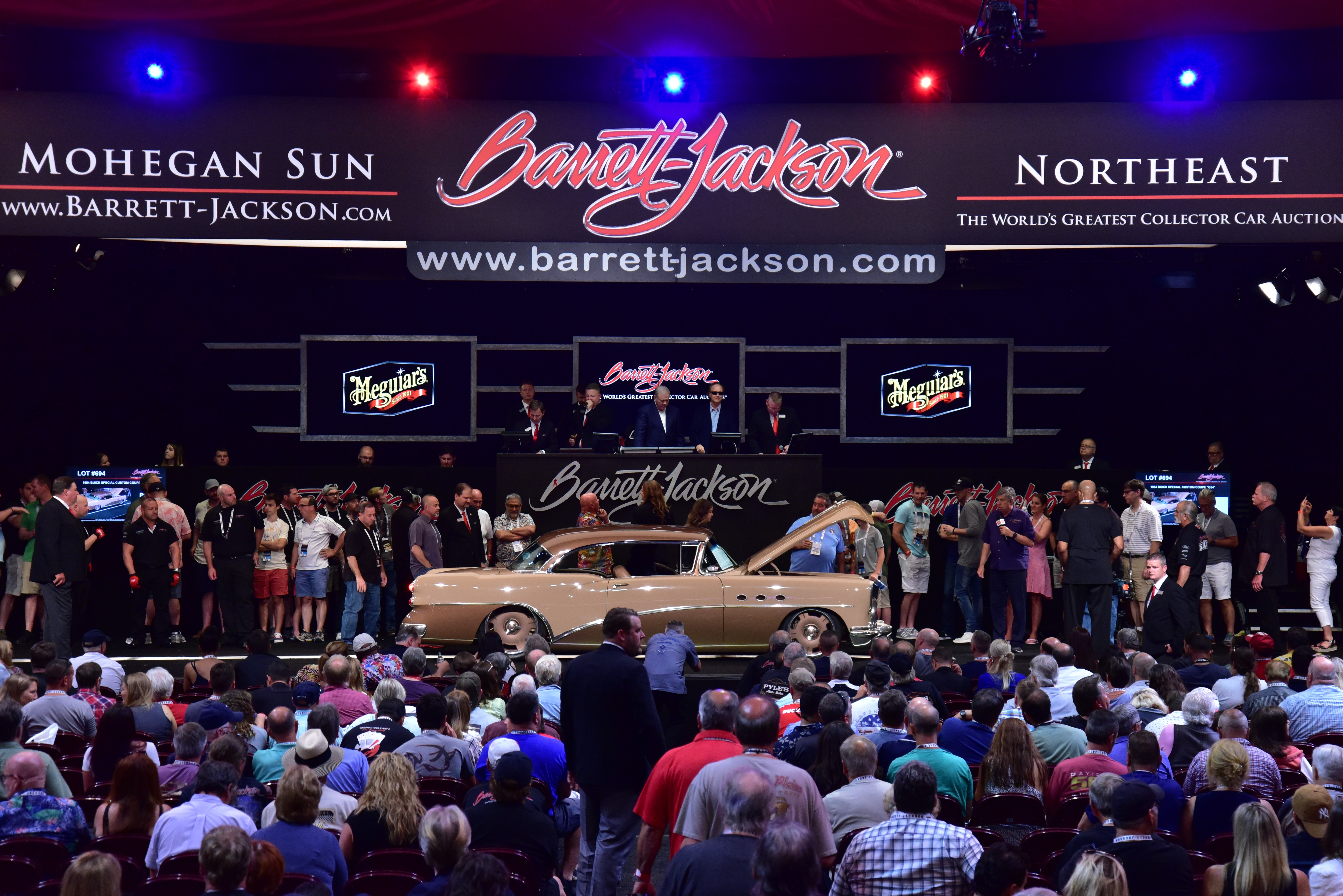 Resto-Mods continue to rock the block! This beautiful 1954 Buick Special Custom Coupe known as “G54″ was among the top sellers of Saturday’s event at $220,000 – a record sale at auction.