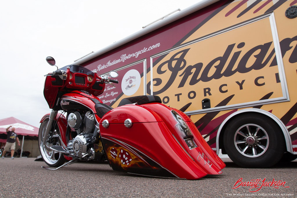 Not only were beautiful Indian Motorcycles on display, but guests could take them on guided demo rides.