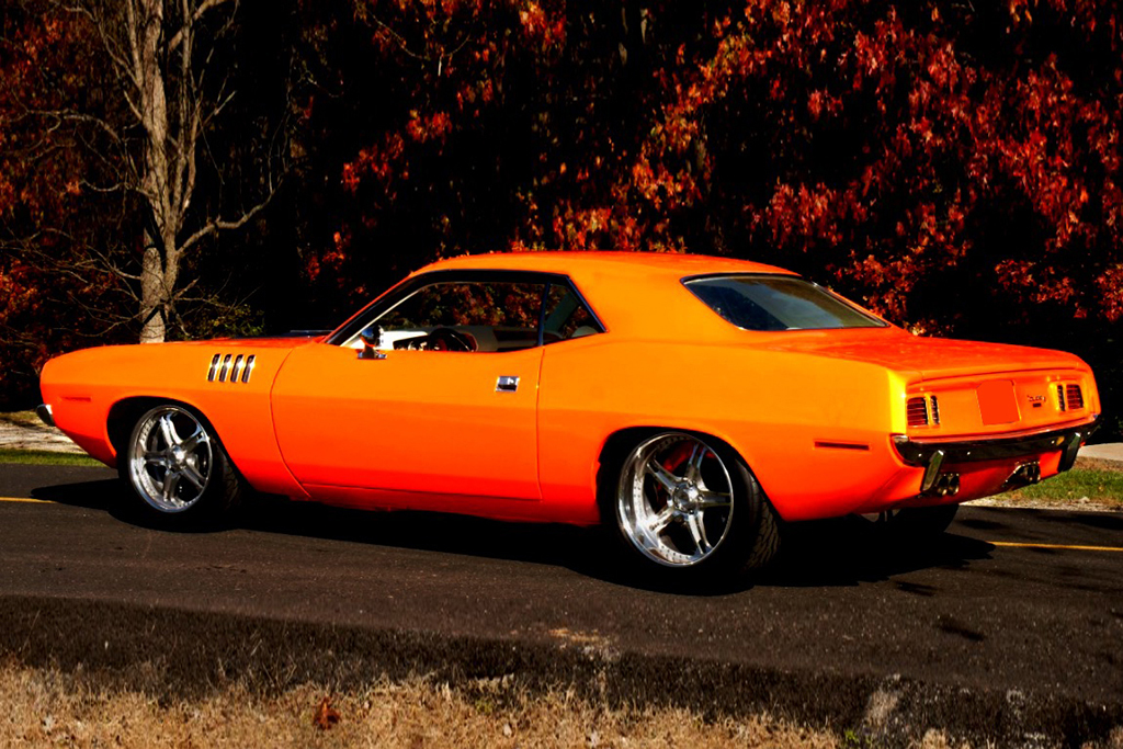 1971 Plymouth HEMI Cuda Custom Hardtop_rear34