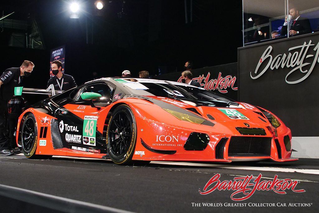 LOT #726 - 2016 LAMBORGHINI HURACAN GT3 RACE CAR - $198,000 – NEW WORLD RECORD AT AUCTION