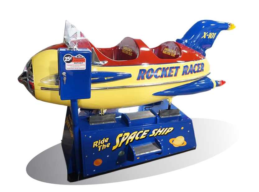 This rare 1950s rocket ship kiddie ride was restored to day-one condition sold as Lot #6377 at the 2015 Las Vegas Auction for $16,675.