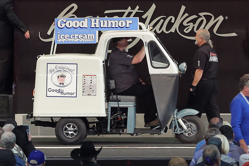 This 1956 Truckster saw use as a Good Humor Ice Cream vendor. It sold for $16,500 at the 2017 Scottsdale Auction.