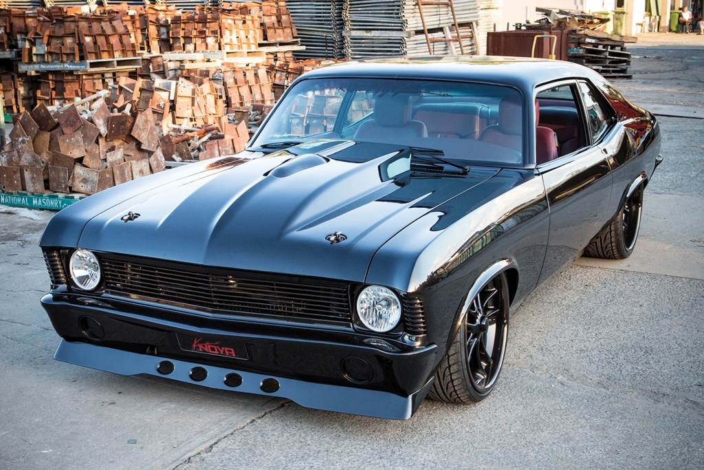 This 1970 Chevrolet KAM Nova stunned crowds at Australian car shows, the 2014 SEMA show and the 2015 Barrett-Jackson Cup competition.