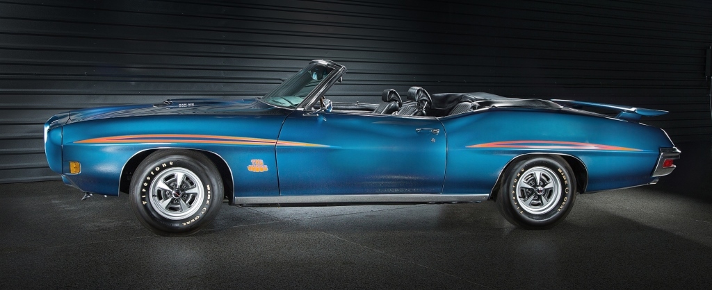 This Judge, Lot #722 - powered by its standard Ram Air III - was part of a production run of only 168 cars.