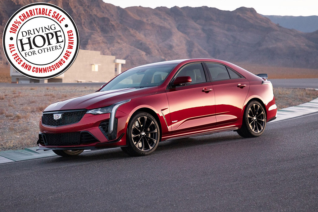 The 2022 Cadillac CT4-V Blackwing (Lot #3001).