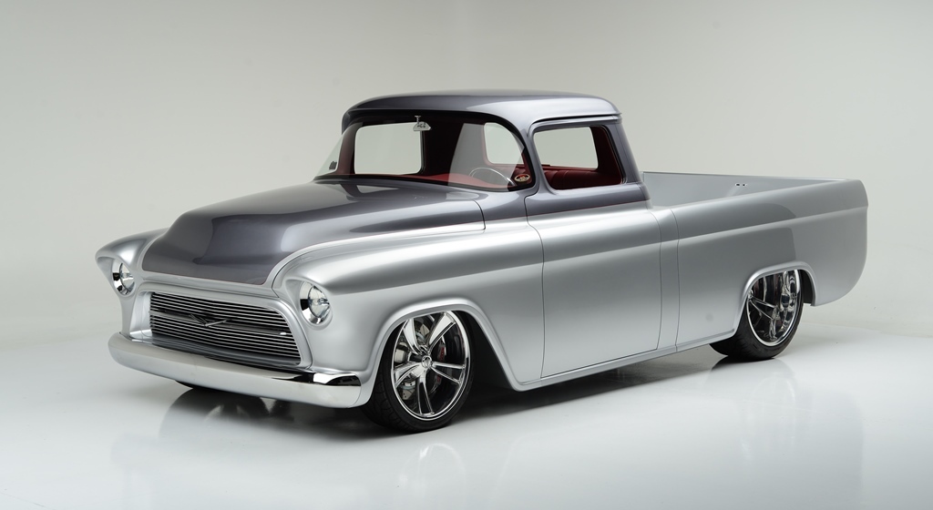 The 1957 Chevrolet Custom Truck known as "QuikSilver" (Lot #1362) took home the Ultimate Best of Show title in the 2014 Cup competition, and will be crossing the Barrett-Jackson Scottsdale block in January. 