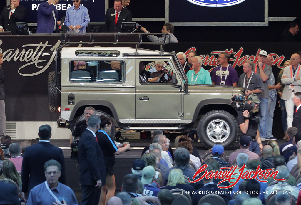 Lot #637 - 1997 LAND ROVER DEFENDER - $128,700 (world record at auction)