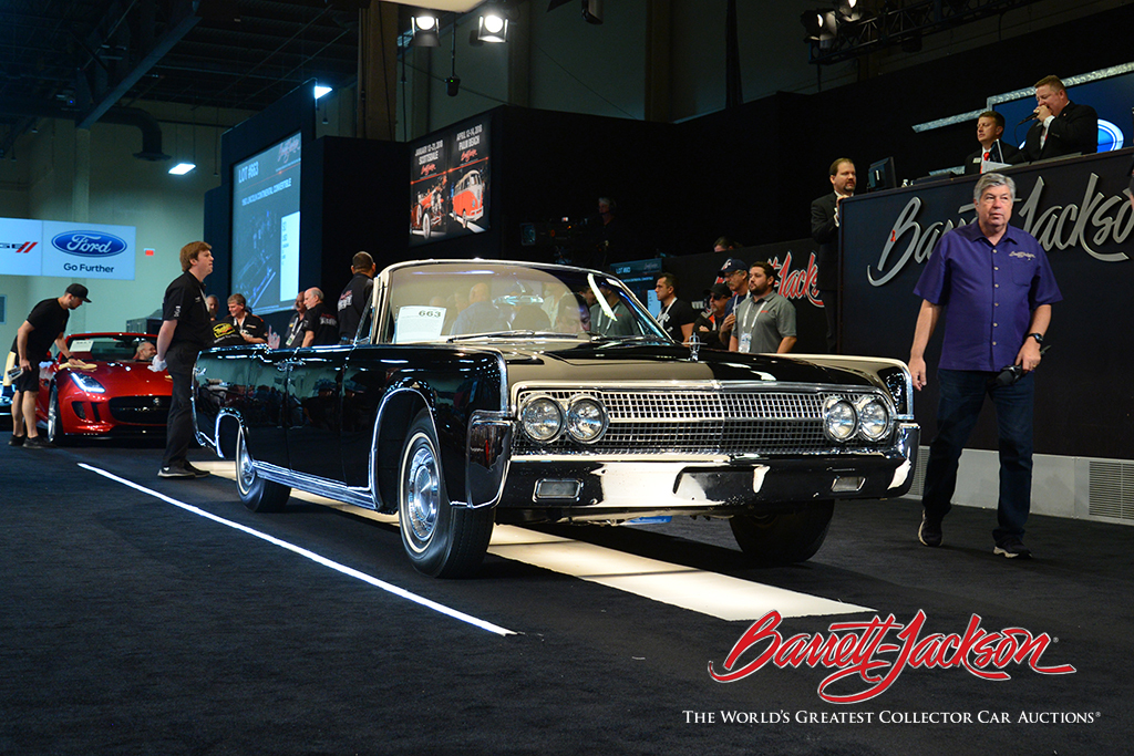 Lot #663 - 1963 LINCOLN CONTINENTAL CONVERTIBLE - $110,000 (world record at auction)