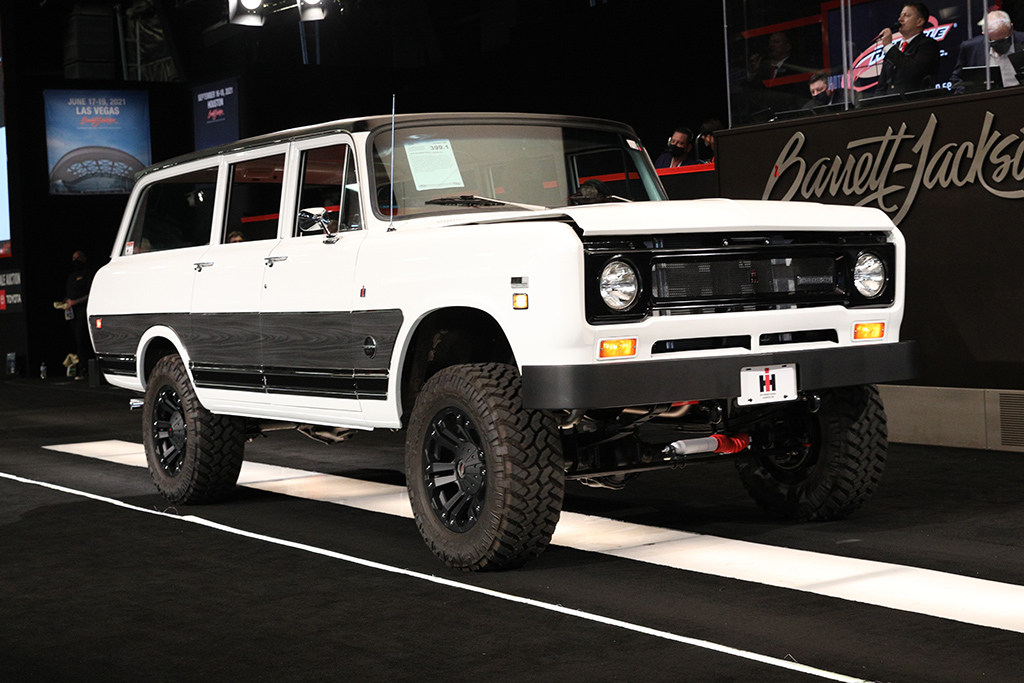 Record-breaker: This custom 1970 International Travelall went to its new home for $102,300 at the Scottsdale Auction.