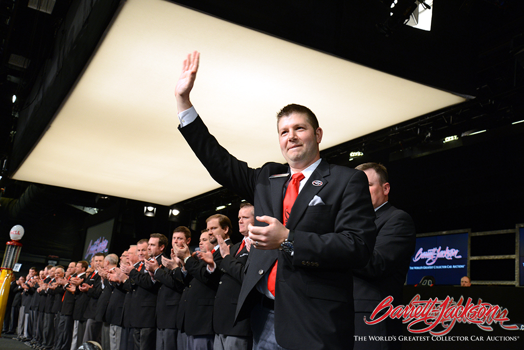 Lead auctioneer Joseph Mast and his team.