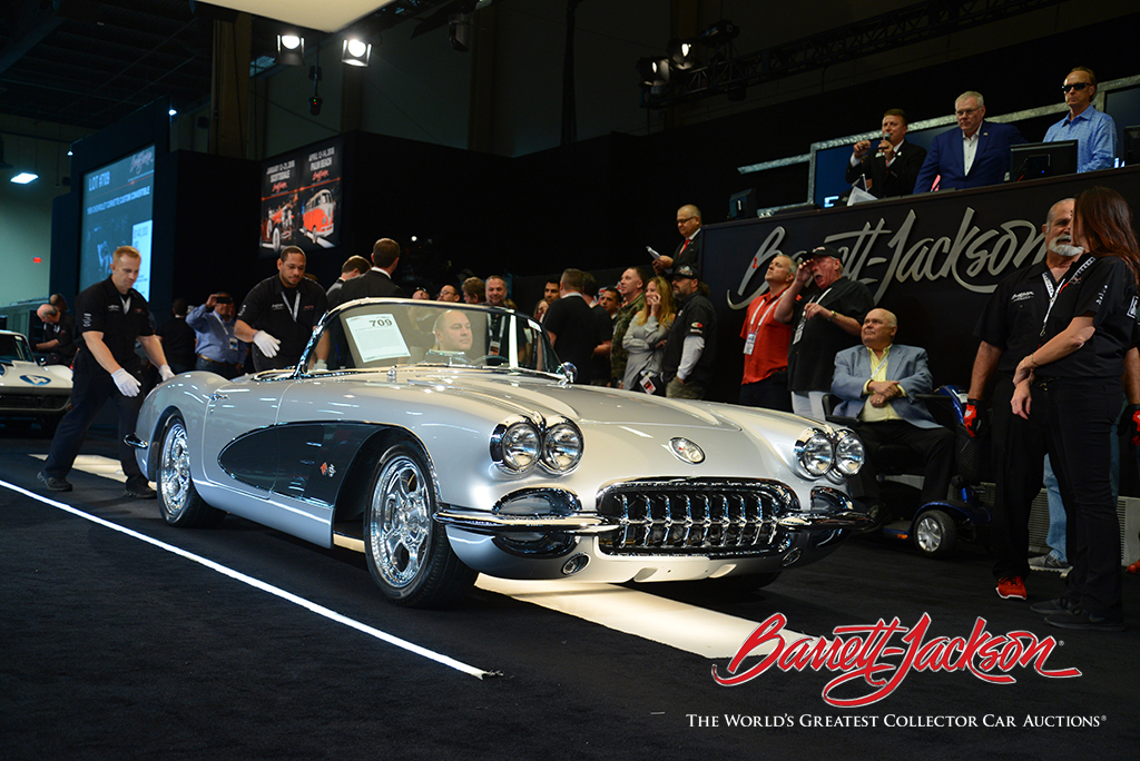 LOT #709 - 1959 CHEVROLET CORVETTE CUSTOM CONVERTIBLE - $220,200