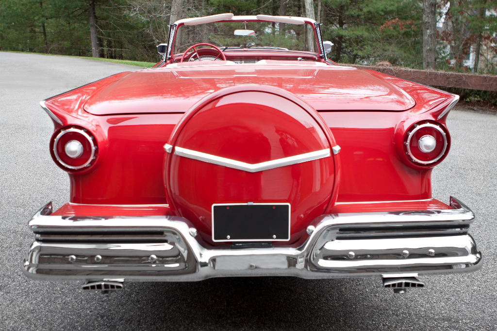 1957 Ford Skyliner F-Code Retractable Hardtop_Rear