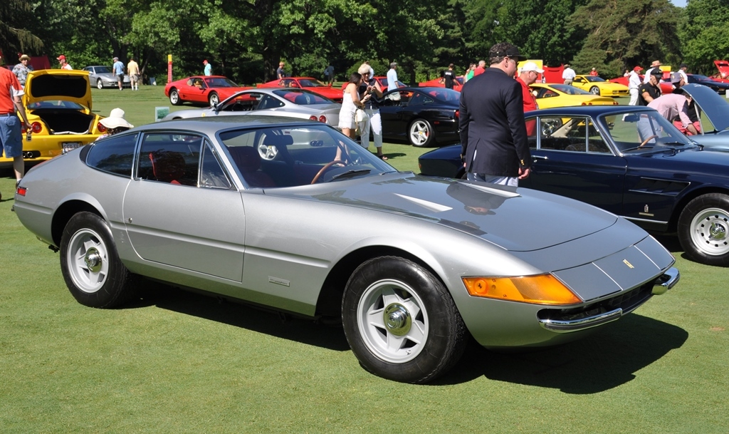 Craig Jackson's Ferrari Daytona on display at the Ferrari Club of America's 2016 International Meet in June 2016.