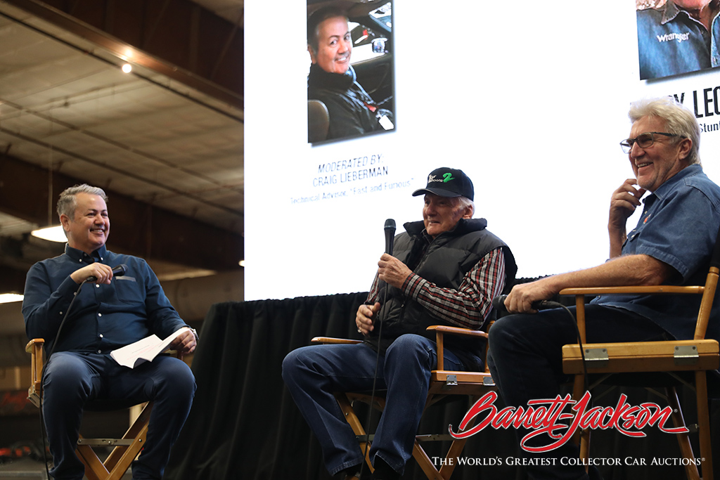 “FAST AND FURIOUS” TECHNICAL ADVISOR CRAIG LIEBERMAN, LEGENDARY HOLLYWOOD STUNT DIRECTOR TERRY LEONARD AND PICTURE CAR WAREHOUSE FOUNDER TED MOSER DISCUSSED THE STUNTS BEHIND THE FAMOUS MOVIE FRANCHISE AND MORE AT SATURDAY’S BEHIND THE HOBBY COLLECTOR CAR SYMPOSIUM.