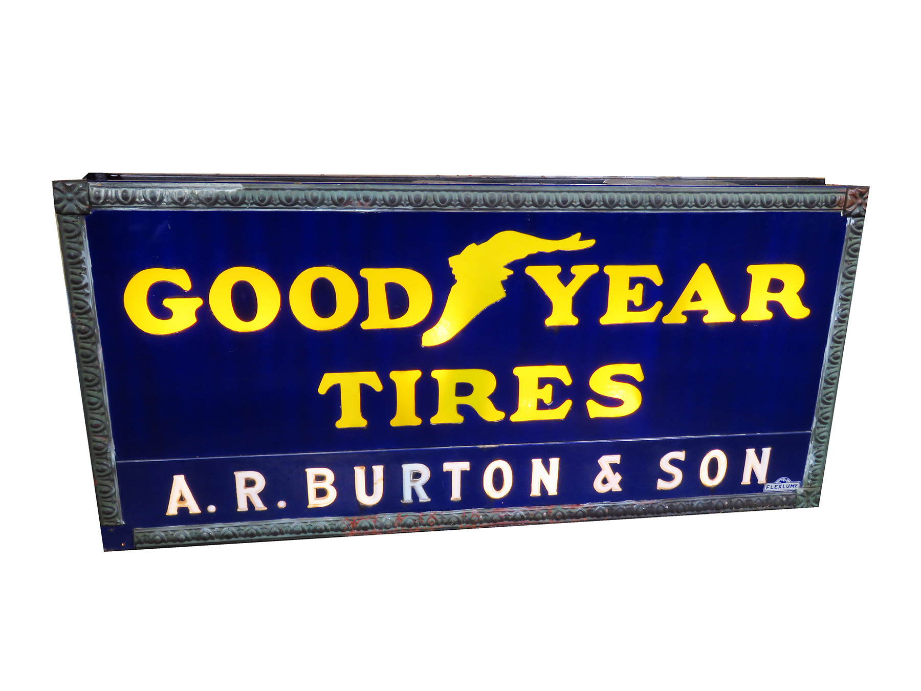 1920S GOODYEAR TIRES GARAGE SIGN