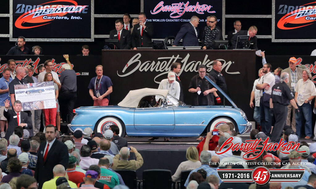 Lot #1054.1 – 1954 Chevrolet Corvette Convertible - $220,000