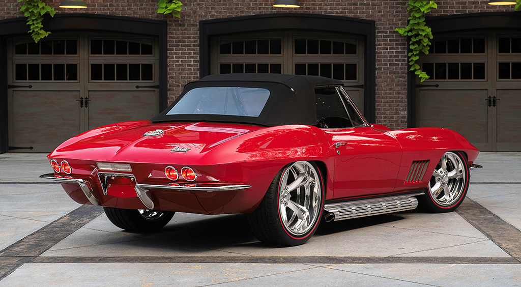 SD20 - Lot 1367 - 1967 CHEVROLET CORVETTE CUSTOM CONVERTIBLE_Rear_3-4