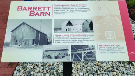 Over the years, Tom Barrett contributed generously to the Classic Car Club of America, which in 1989 named a building at the Gilmore Car Museum in Kalamazoo, Michigan, the Thomas W. Barrett III Barn in his honor.