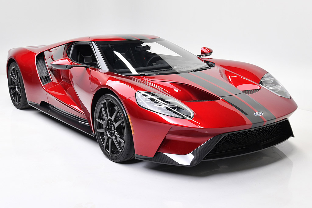 This Liquid Red 2019 Ford GT will be among the highly sought-after collectibles offered with No Reserve at the 2021 Las Vegas Auction, June 17-19.