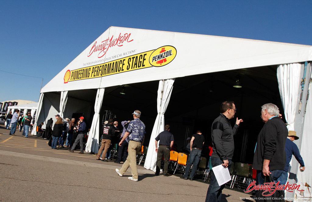 A new feature at this year's Scottsdale auction was the Shell Pennzoil Pioneering Performance Stage, where visitors could get in-depth looks from experts at many cars and aspects of the collector car hobby.