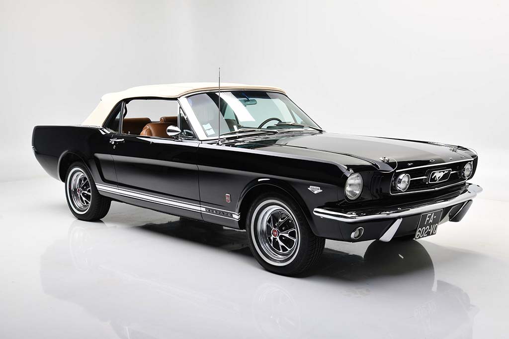 Among the collectible Fords headed to Barrett-Jackson Las Vegas is this highly optioned 1966 K-Code Mustang (Lot #766) specially produced for Henry Ford II to use during his stay in France to watch Ford best Ferrari in the 24 Hours of Le Mans.