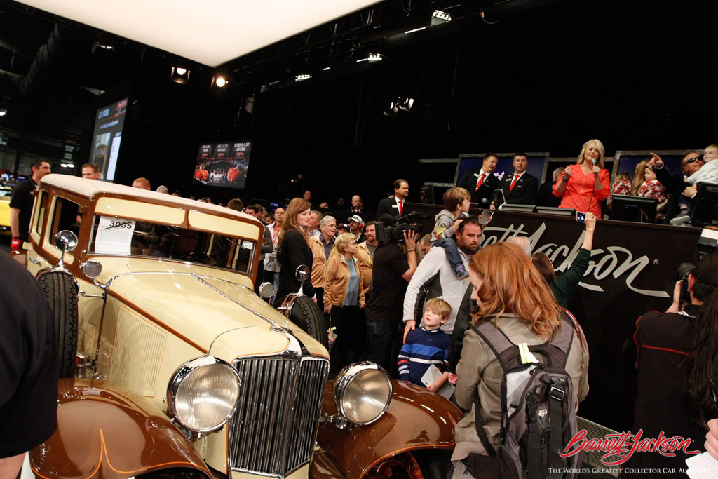 A beautiful 1930 Cord L29 4-Door Brougham (Lot #3005) brought the hammer down at $300,000, 100% of which benifited Loma Linda University Children's Hospital.