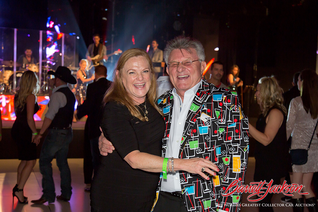 Michelle Mauzy and Joe Riley sharing a laugh at the Opening Night Gala.