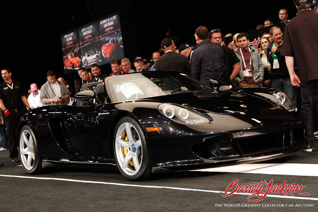 Sold! This 2005 Porsche Carrera GT (Lot #1396) brought in $616,000.